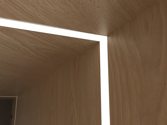 (30.8mm x 10mm) 1 Metre Surface Mounted Black LED Profile P13-1