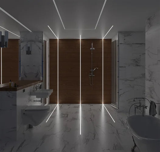 (19.2mm x 8.5mm) 2 Metre Waterproof Recessed LED Profile P11-1