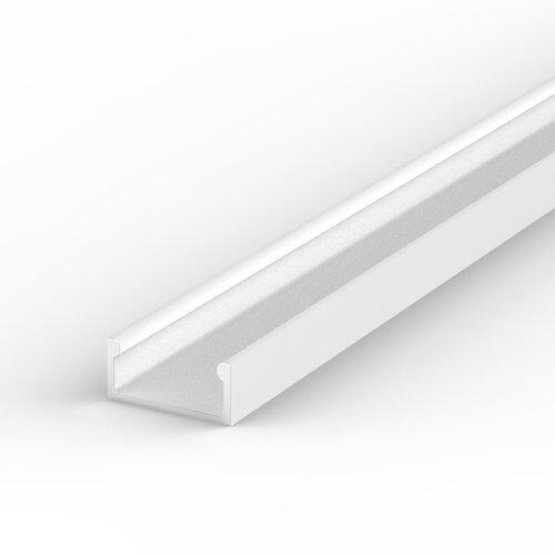 (15mm x 7mm) 2 Metre Recessed/Surface White LED Profile P4-1-0