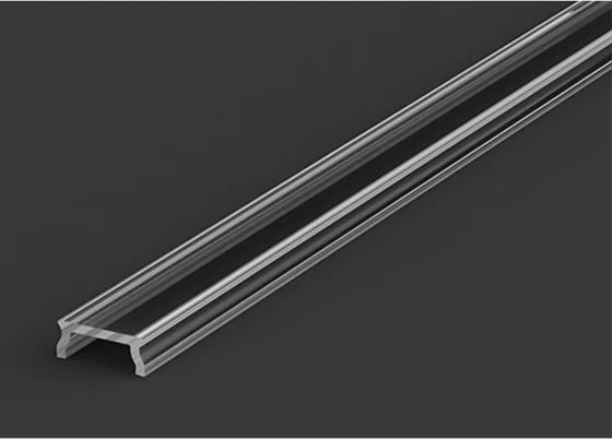 1 Metre C10 Strip Profile Transparent Cover (for P4-2) Flat-Top