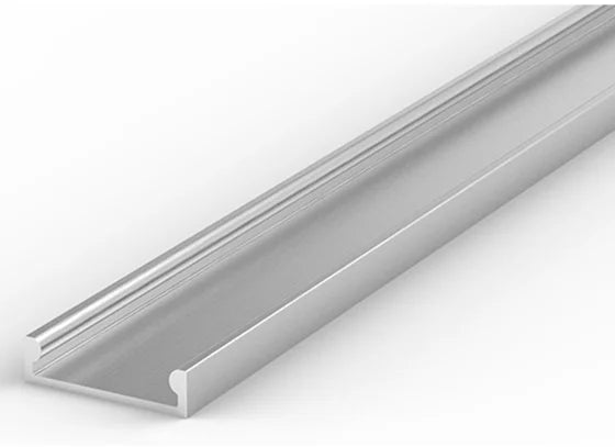 (15mm x 4mm) 1 Metre Surface Aluminium Low Profile LED Profile P4-3