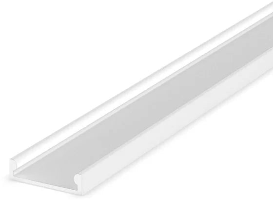 (15mm x 4mm) 1 Metre Surface White Low Profile LED Profile P4-3