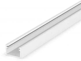 (11mm x 7mm) 1 Metre Surface White Aluminium LED Profile P4-2