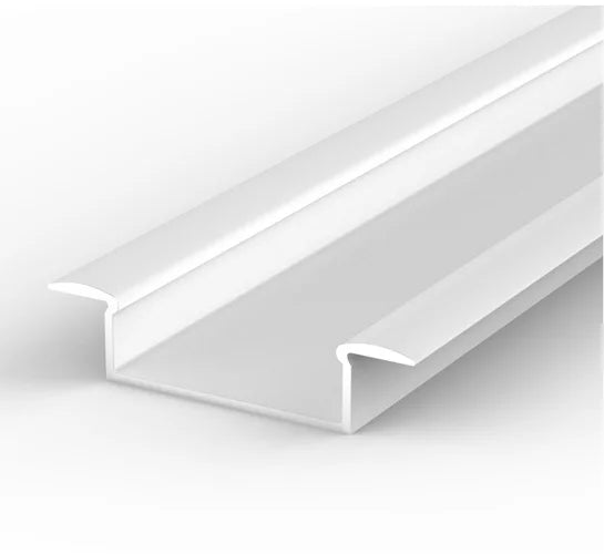 (30.8mm x 9.2mm) 1 Metre Recessed White LED Profile P14-1