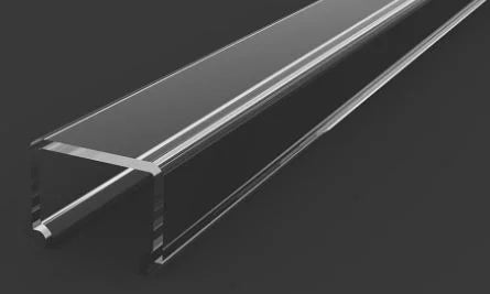 1 Metre C11 Strip Profile Transparent Cover (for P4-3, P4-10) Flat-Top