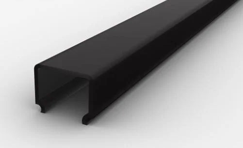 1 Metre C11 Strip Profile Black Opal Cover (for P4-3, P4-10) Flat-Top