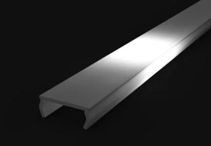 1 Metre C13 Strip Profile Matt Opal Cover (for P3, P4, P6-2 P18-2) Flat-Top