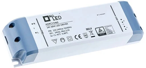 All LED 24V 60W - Non Dimmable LED Driver - IP20