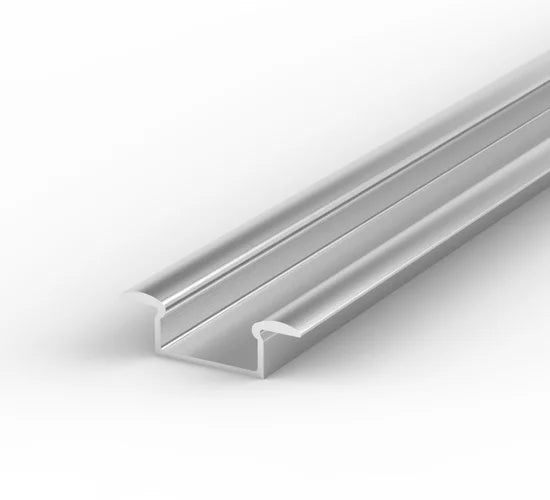 (15mm x 6.2mm) 1 Metre Recessed Aluminium LED Profile P6-1