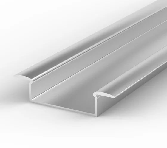 (30.8mm x 9.2mm) 1 Metre Recessed Aluminium LED Profile P14-1